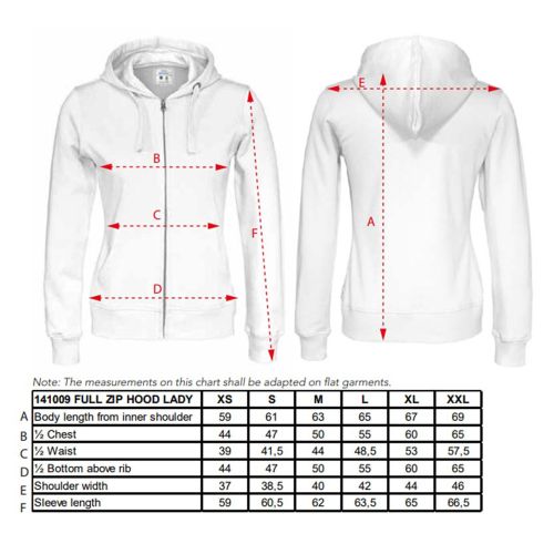Zipped hoodie ladies - Image 19